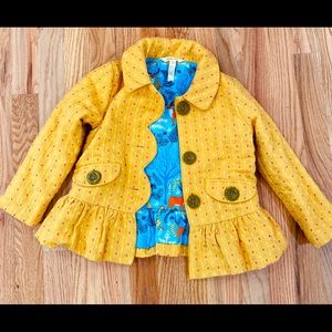 Matilda Jane Gold and Pink Woodland Coat